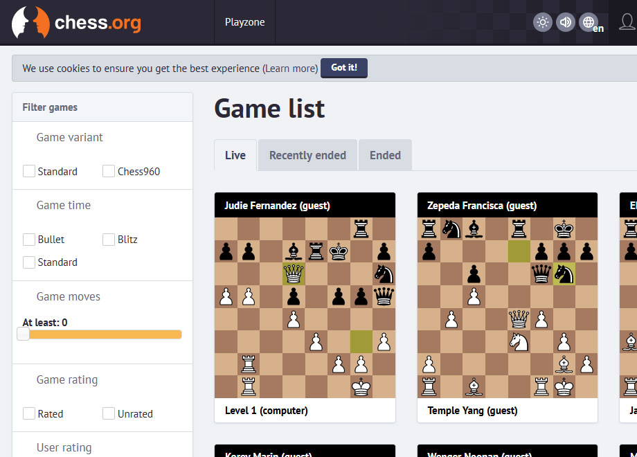Шахматы - chess.org